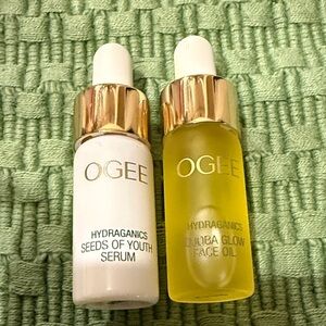 Ogee Hydraganics Seeds of Youth Serum + Jojoba Glow Face Oil 3ml Try-Out USA
